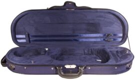Clam shaped violin case