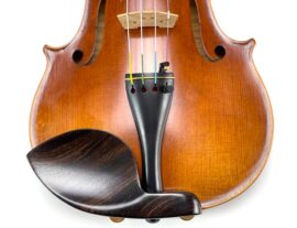 Guarneri violin chinrest (ROSEWOOD, hill gold feet)