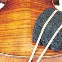Tzong Adjustable Comfortable Black Rubber Violin Shoulder Pad Holder for 1/2-4/4 for Violins 