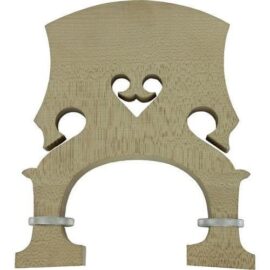 Double Bass bridge with adjustable nickel wheels