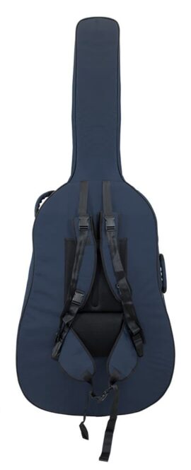 Tom and Will double bass bag Blue back