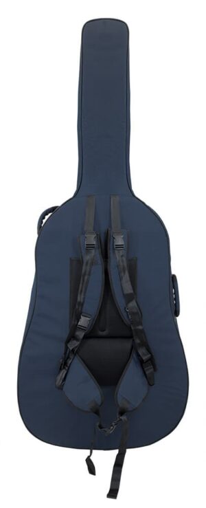 Tom and Will double bass bag Blue back
