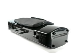 Bam Hightech oblong viola case (black carbon with pocket)
