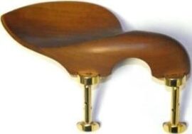 Guarneri viola chinrest (BOXWOOD, hill gold feet)