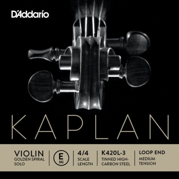Kaplan Golden Spiral solo Violin E string loop end