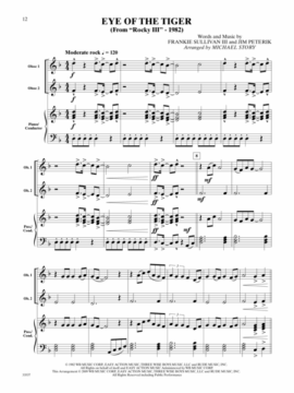 Movie Quartets for all piano page 1