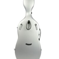 BAM Hightech 4.4 cello case Silver Grey back