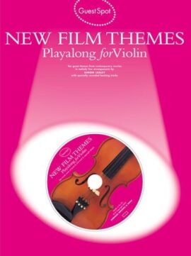 New film themes playalong for violin