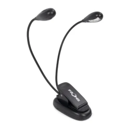 Music stand light 4 LED double antennae