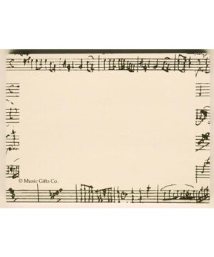 Manuscript Mozart Sticky Note Pads