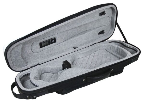 Pedi Steel shield shaped violin case