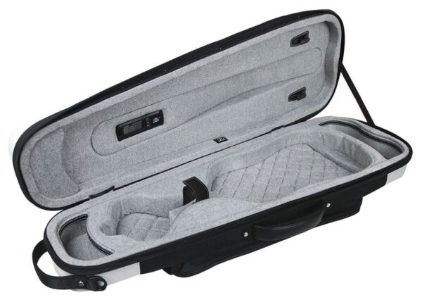 Pedi Steel shield shaped violin case