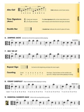 Essential Elements for strings viola book 1 page 3