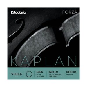 The Kaplan Forza Viola G string has a silver winding