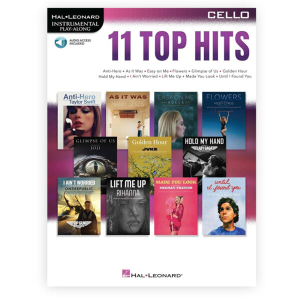 11 Top Hits Cello playalong