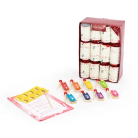 Deluxe Christmas crackers (Box of 8) – with musical Chime