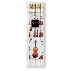 Pencil set - violin design