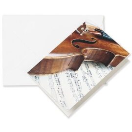 Violin greeting card