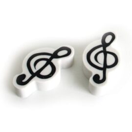 Eraser - treble clef (pack of 2)