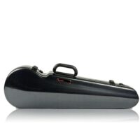 BAM Hightech contoured carbon black violin case
