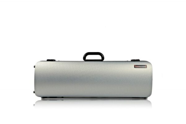 The BAM Hightech Violin case without pocket in Metallic Silver