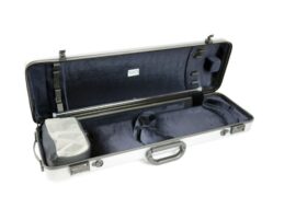 BAM hightech oblong SILVER violin case (no pocket)