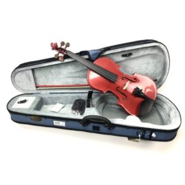 Stentor Harlequin Violin outfit red in case