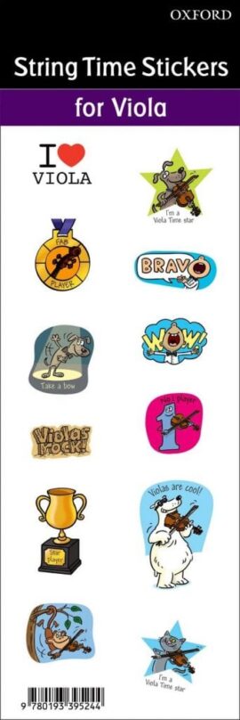 Viola time stickers