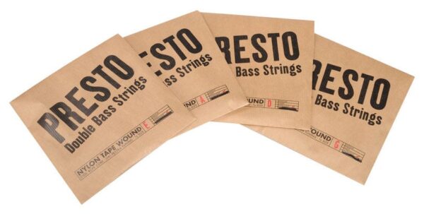 Presto Nylon Tape Wound Double Bass String Set