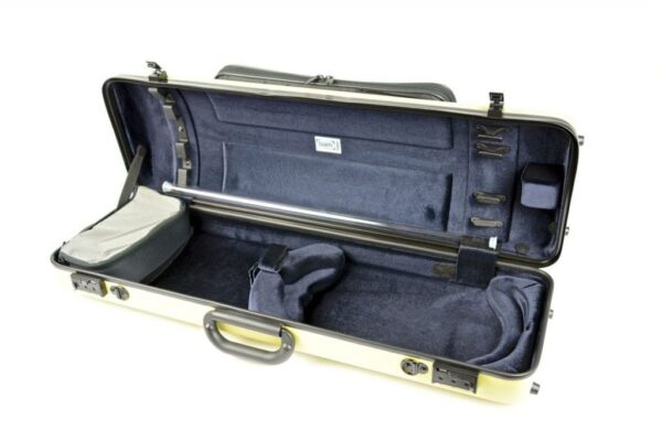 BAM hightech oblong ANISE violin case (with pocket)
