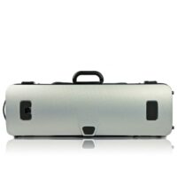 BAM hightech oblong SILVER violin case (with pocket)