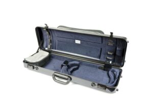 BAM hightech oblong CARBON violin case (with pocket)