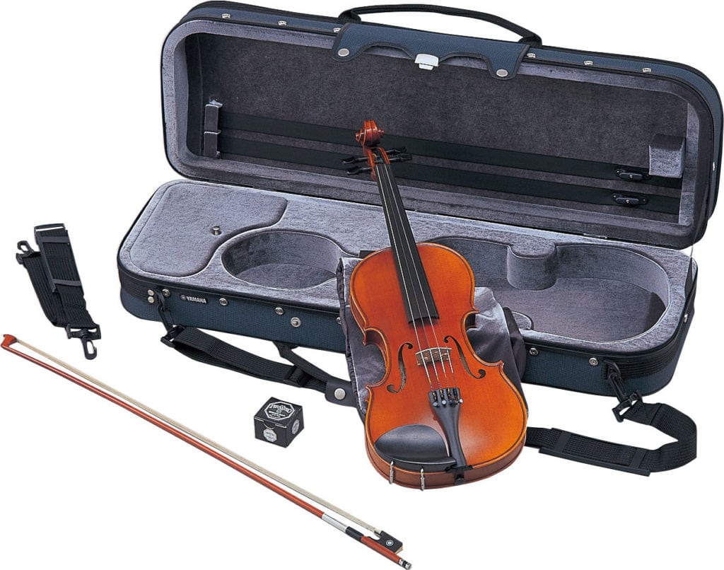 Caswells　all　V7SG　Yamaha　UK　violin　outfit,　sizes　Strings
