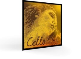 The Evah Pirazzi Gold cello G string has top-quality tungsten winding over a specially designed steel rope core