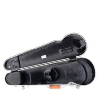 BAM Hightech contoured La Defense violin case open