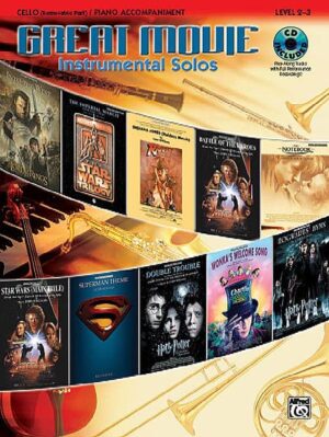 Great movie Instrumental solos for cello