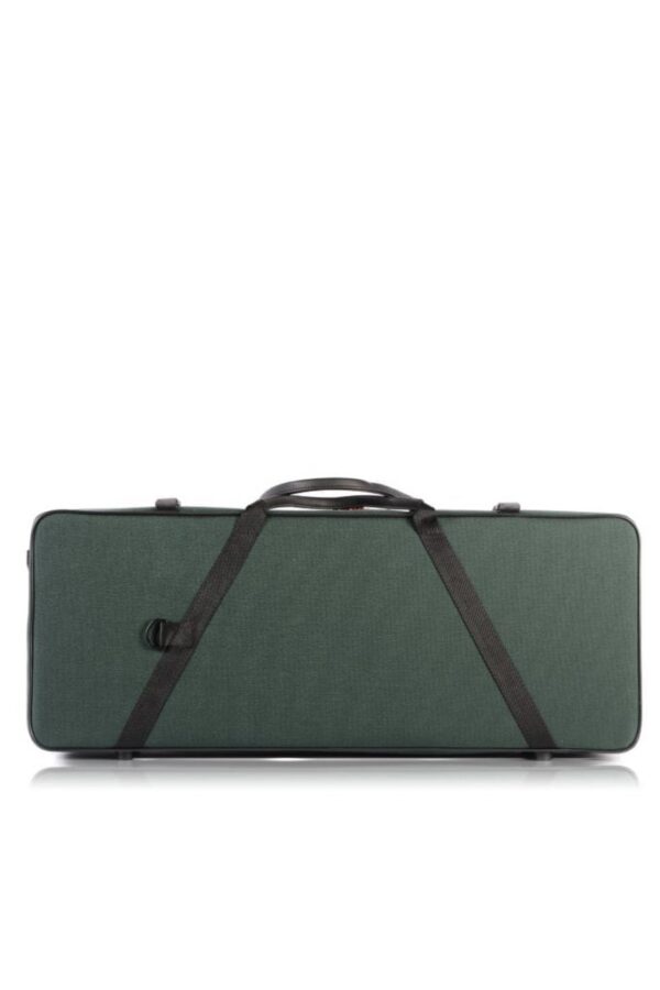 Bam classic double violin case green back