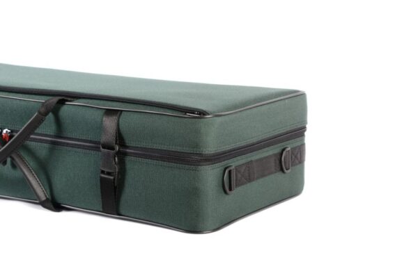 Bam classic double violin case detail green