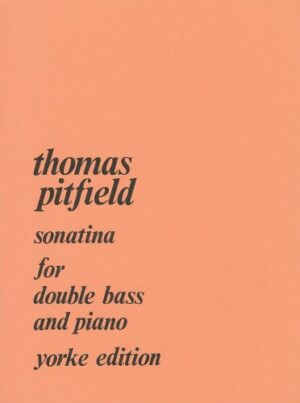 Pitfield Sonatina for double bass