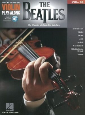 The Beatles playalong for violin features eight of the favourite Beatles hits