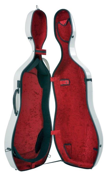 Gewa 341.230 Air 3.9 Red 4/4 Cello Case with Black interior 