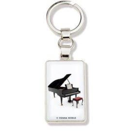 Piano keyring
