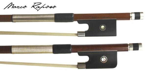 Marco Raposo Nickel mounted Cello bow