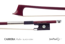 JonPaul Carrera Violin bow with Horn frog