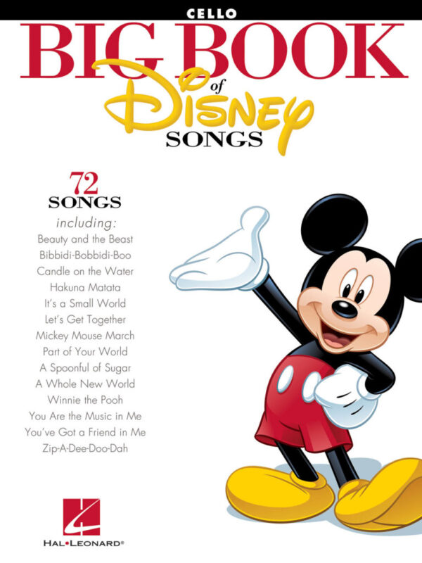 Big book of Disney songs for Cello