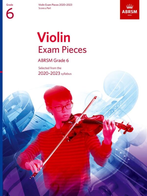 The ABRSM Violin exam pieces 2020-2023 Grade 6 book contains nine selected pieces from the ABRSM's 2020-2023 Grade 6 violin syllabus