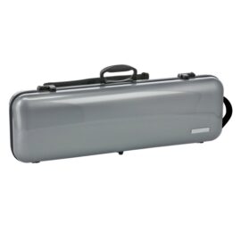 Gewa Air 2.1 Oblong Violin Case Silver Metallic with subway handle