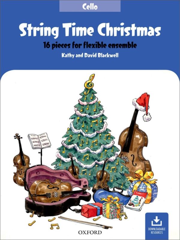 String Time Christmas Cello book