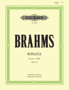 Brahms Cello Sonata in E minor Op. 38 (Peters Ed)