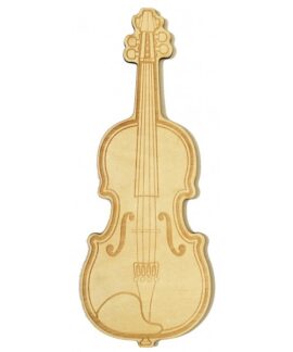 Wooden Violin bookmark